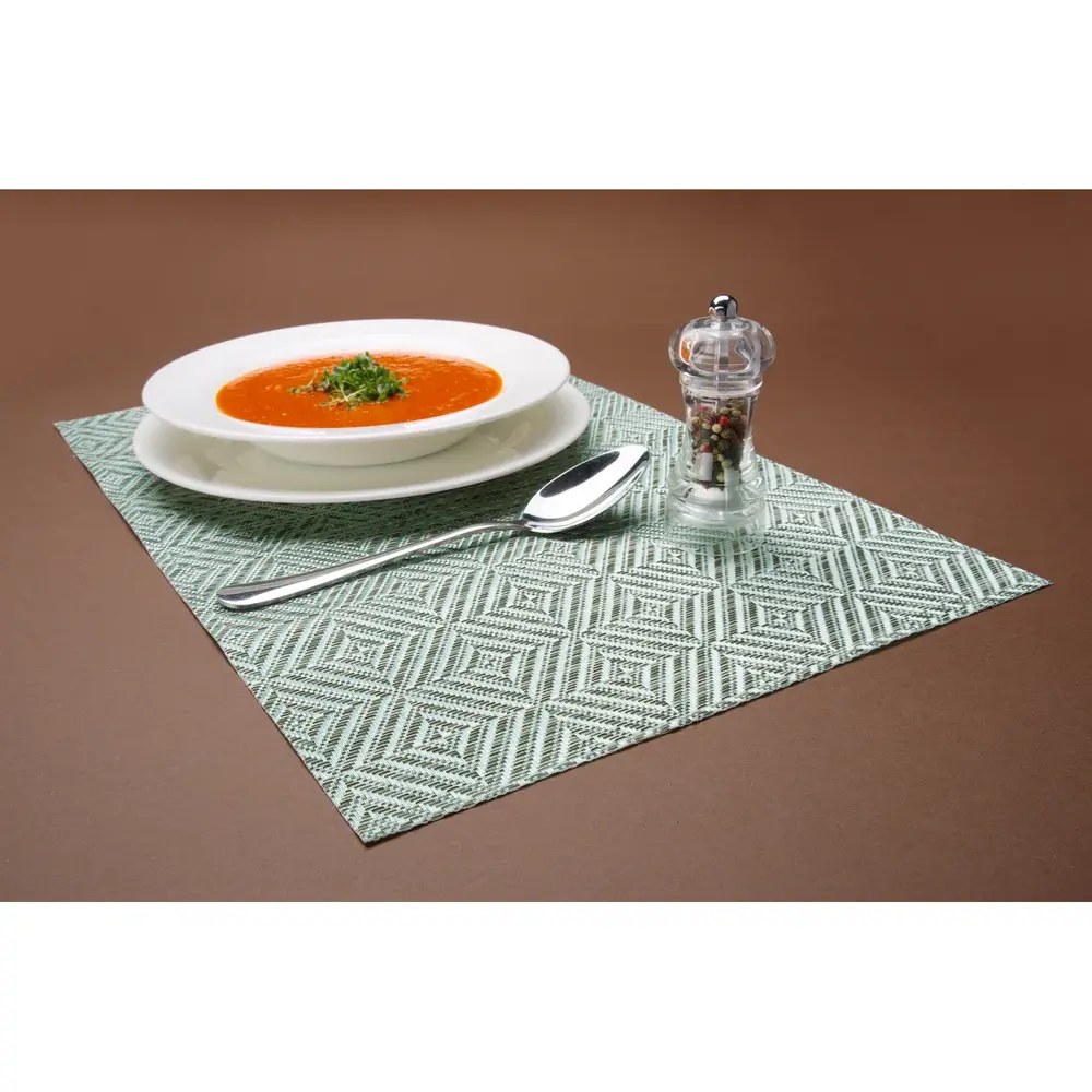 Hendi Placemats | Kunststof | Groen | 6 Stuks | 450x300mm