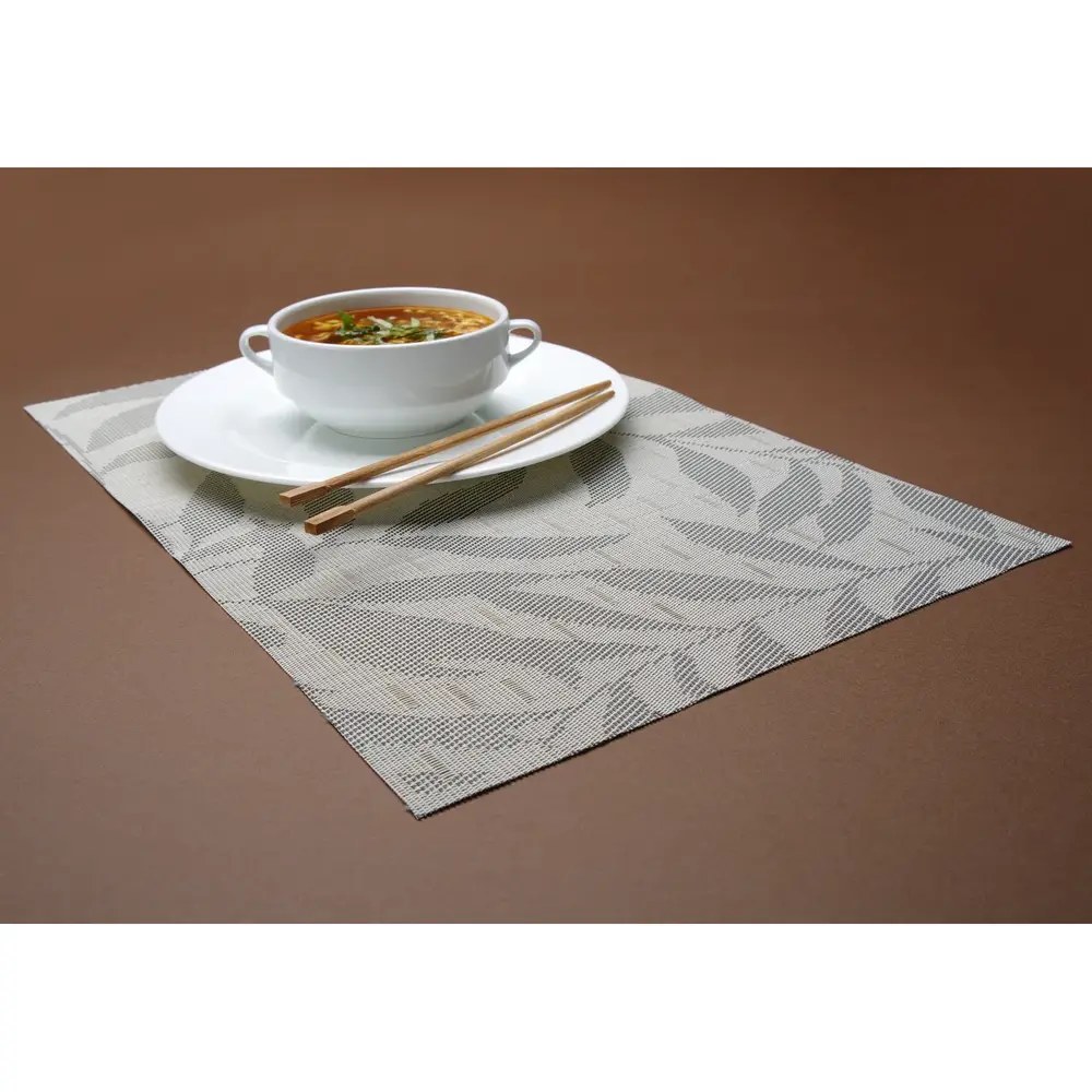 Hendi Placemats | Kunststof | Lichtgrijs | 6 Stuks | 450x300mm