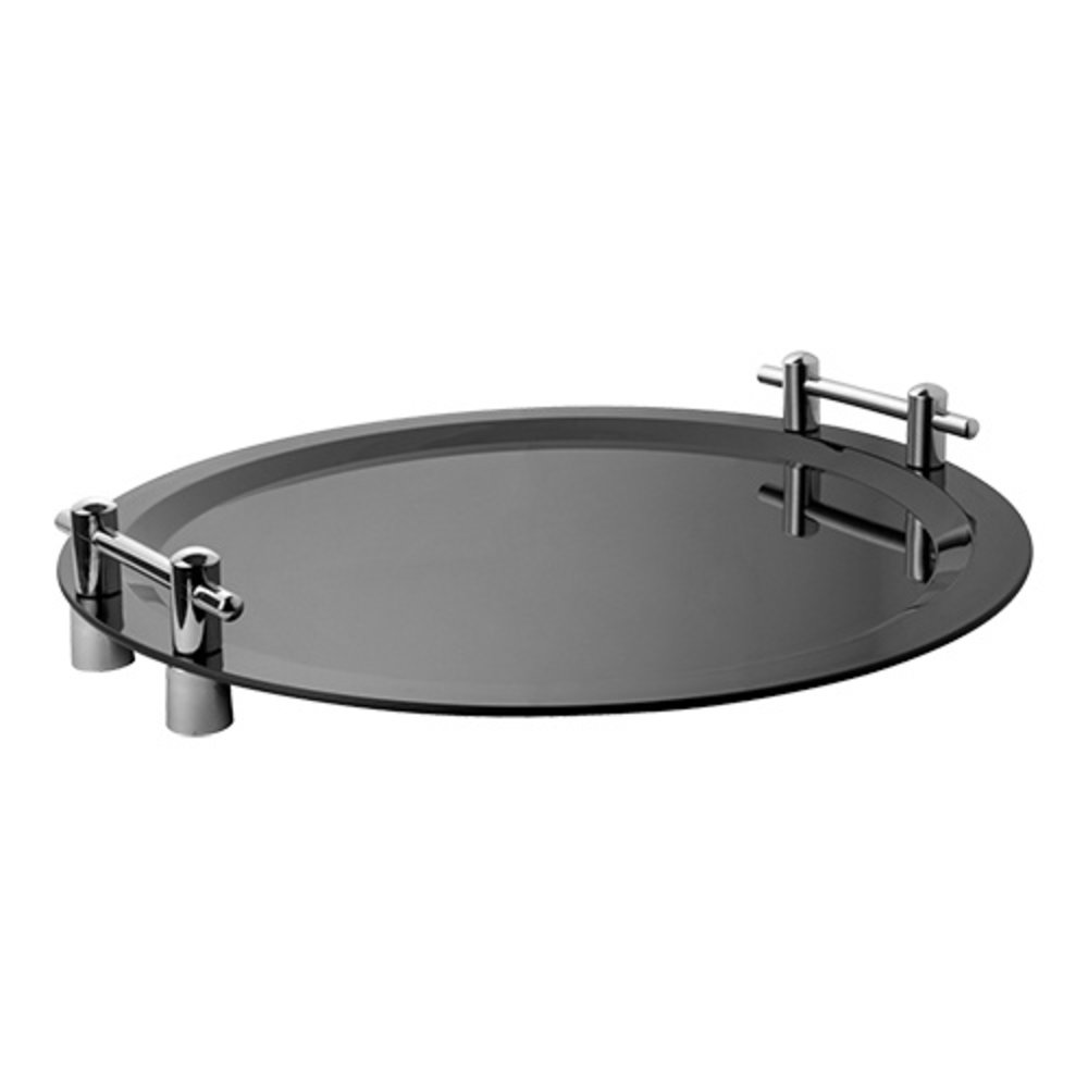 Emga Serveerplateau | Stapelbaar | Polycarbonaat | Handgrepen | ø500mm