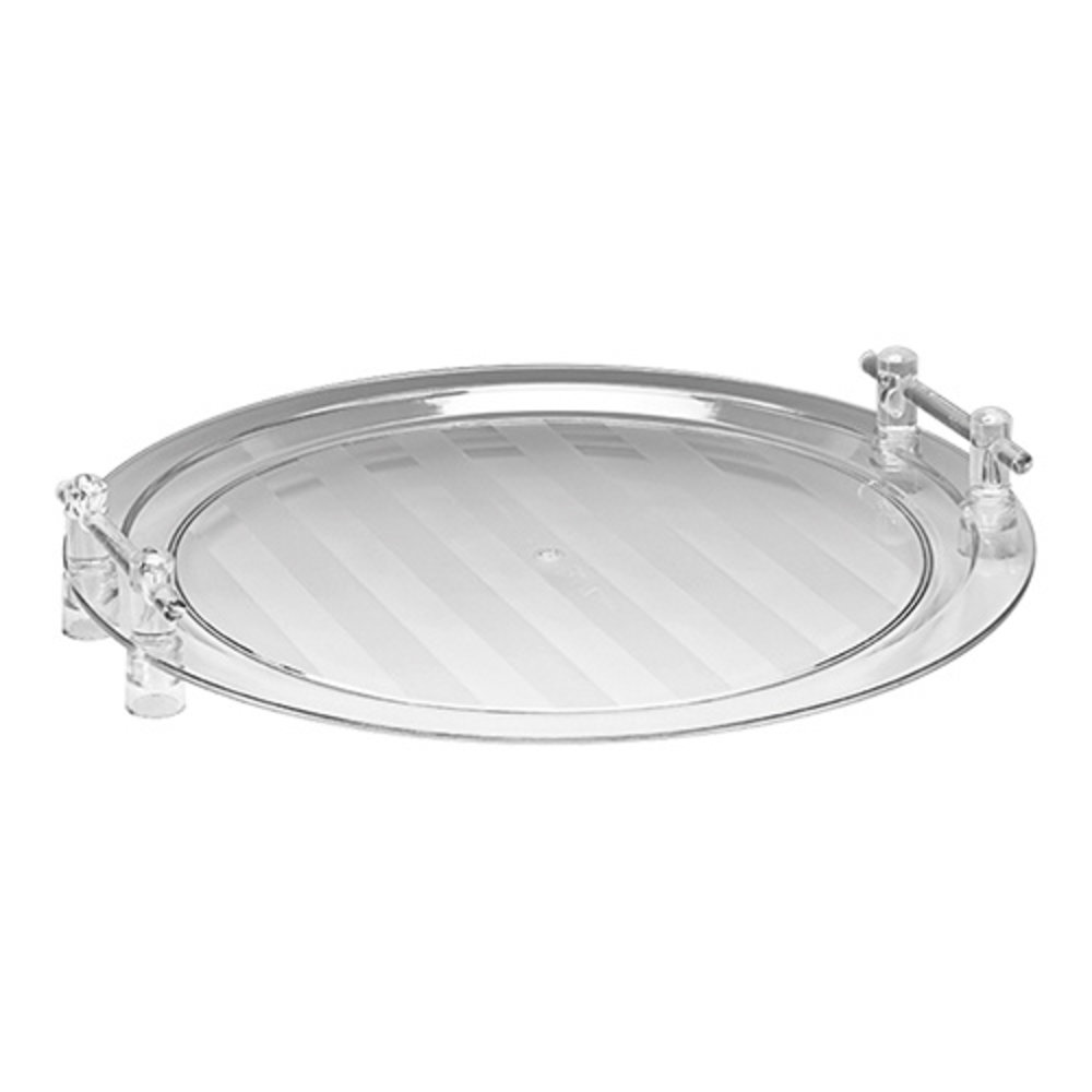 Emga Serveerplateau | Stapelbaar | Polycarbonaat | Handgrepen | ø500mm