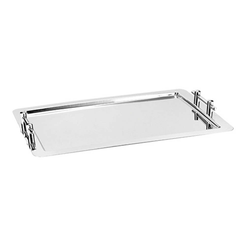 Emga Serveerplateau | Stapelbaar | Rvs | Handrepen | 615x438mm