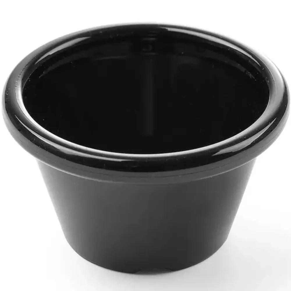 Hendi Ramekins | Kunststof | Zwart | 4.5cl | 12 Stuks | ø60x35(h)mm
