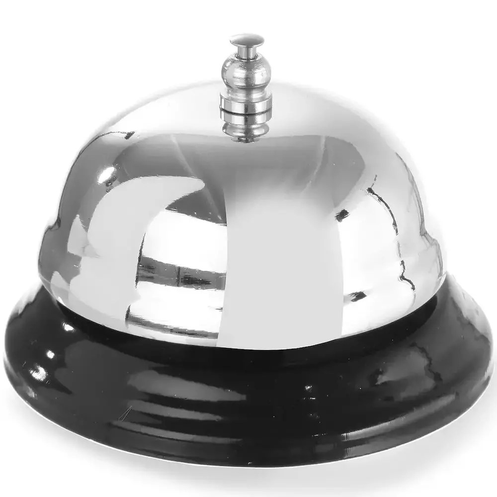 Hendi Receptiebel | Verchroomd | Metalen Voet | ø85x57(h)mm