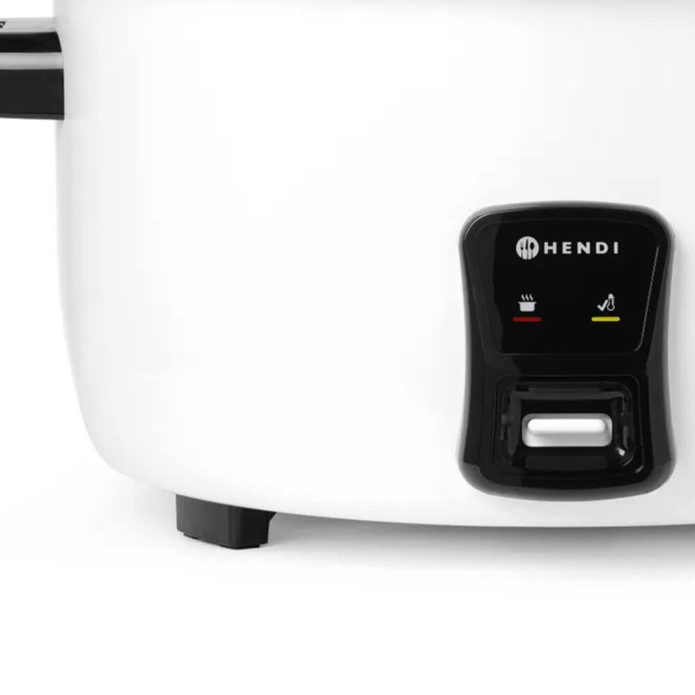 Hendi Rijstkoker | 10l | 50 Porties | 2.9kw (230v) | 555x495x365(h)mm