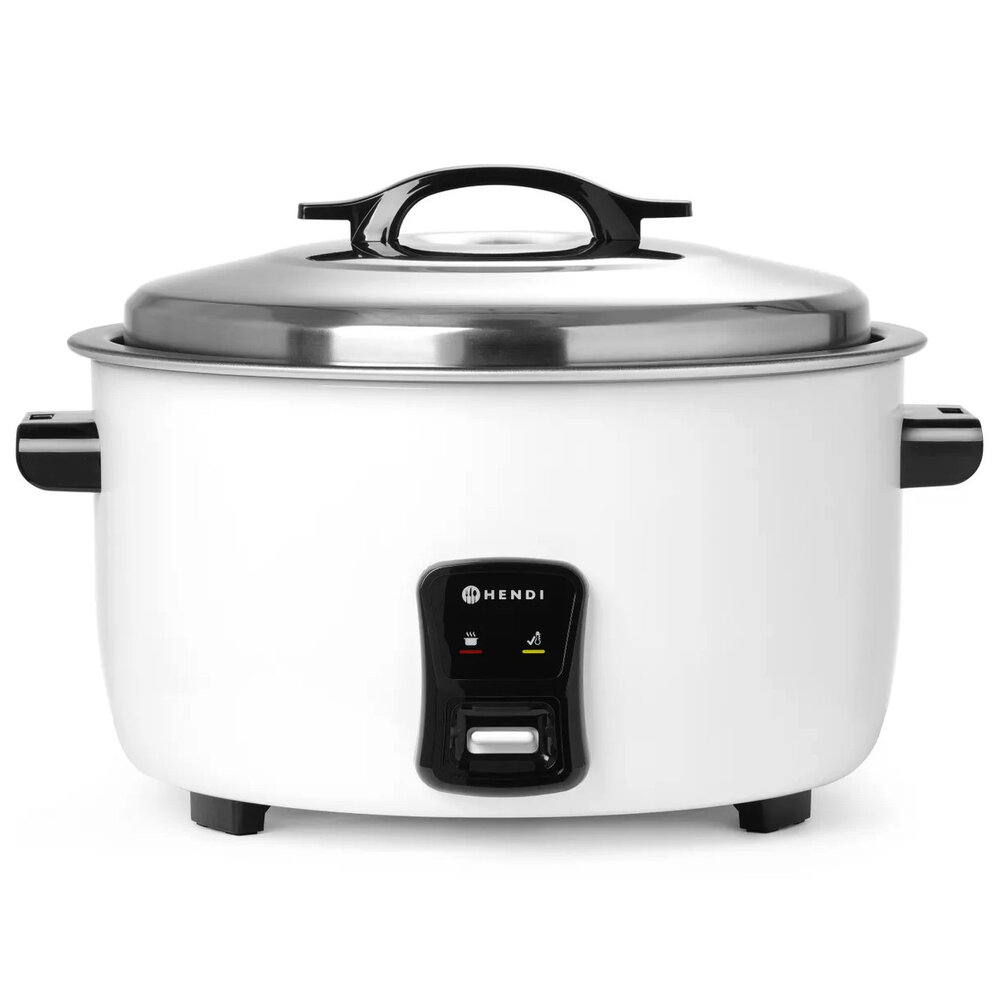 Hendi Rijstkoker | 10l | 50 Porties | 2.9kw (230v) | 555x495x365(h)mm