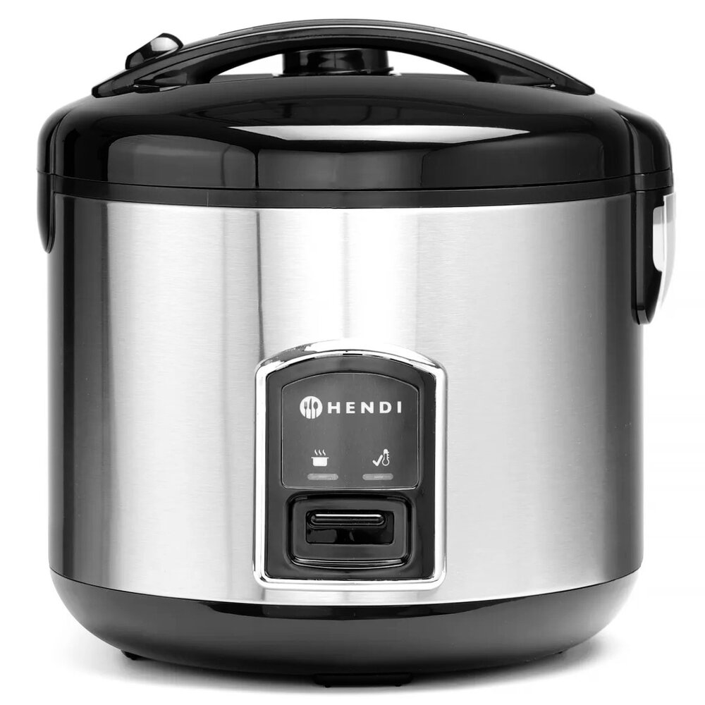Hendi Rijstkoker | 1.8l | 15-20 Porties | Stoomfunctie | 0.7kw (230v) | ø280x285(h)mm