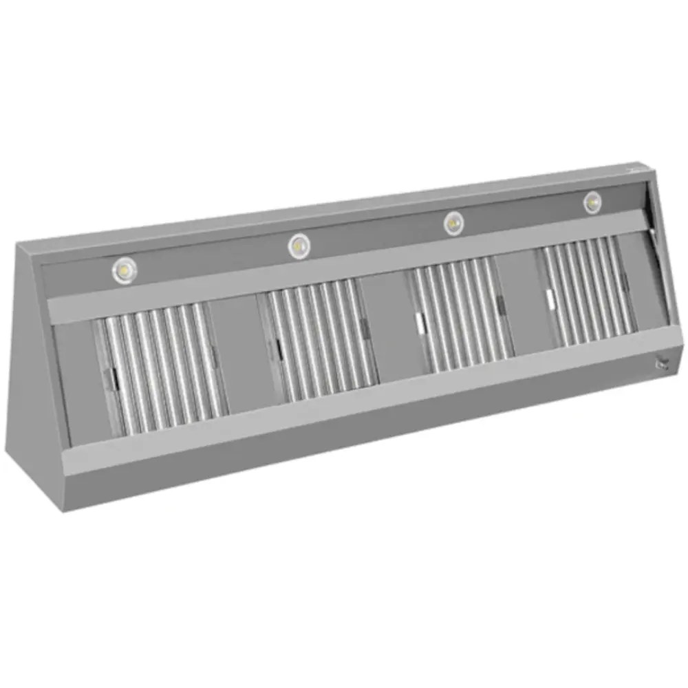 Unninox Rvs Afzuigkap Schuinmodel | 2500x700x400(h)mm