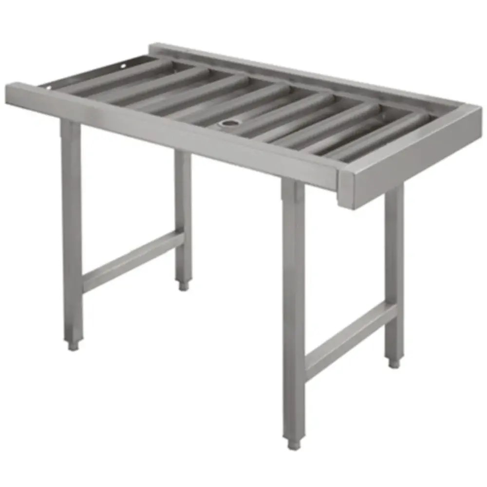 Mastro Aanvoertafel (links/rechts) | Rvs | Transportrollen | 2100x630x875(h)mm