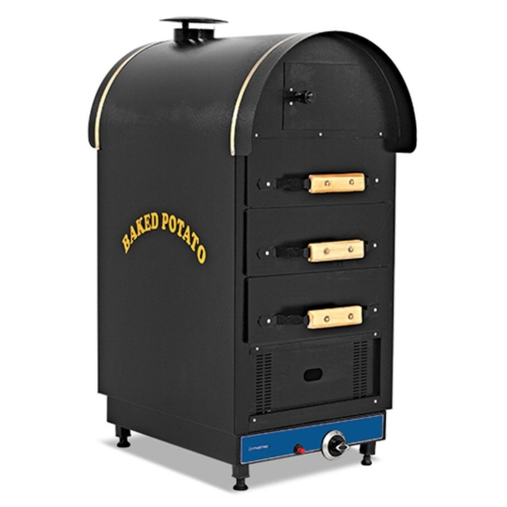 Aardappeloven | 3 Lades | Cap. 36-45 Aardappelen/uur | 400v | 500x700x980(h)mm