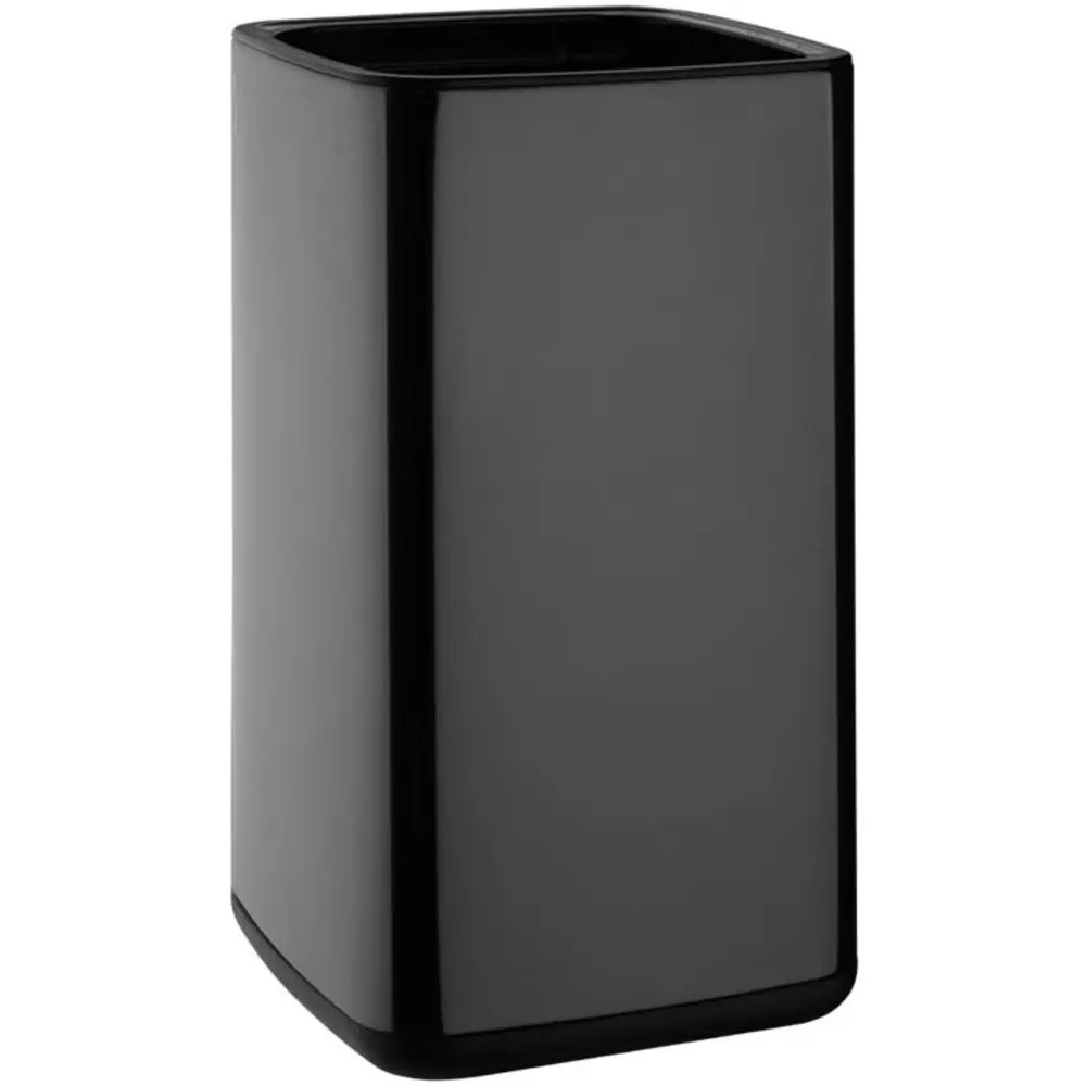 Bolero Afvalbak | Kunststof | Zwart | 10l | Open | 198x199x353(h)mm