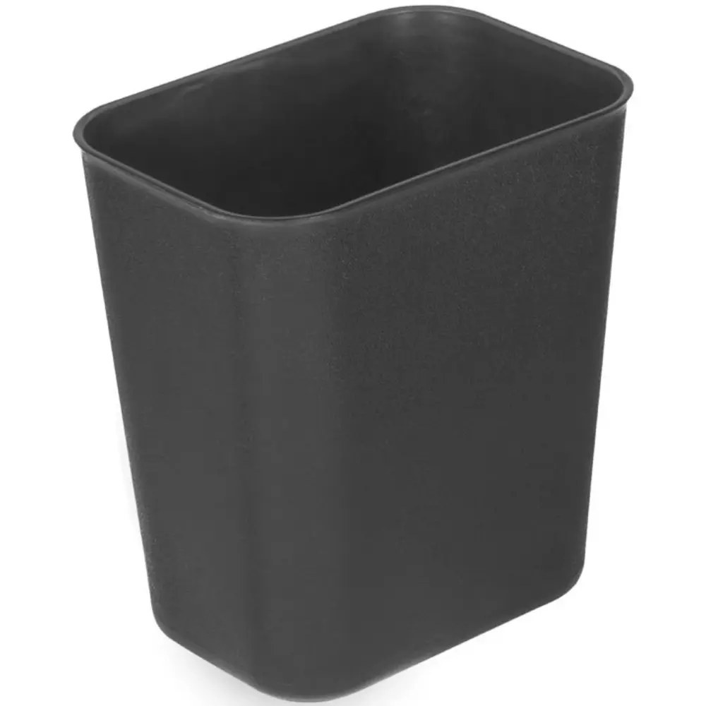 Bolero Afvalbak | Kunststof | Zwart | 8L | Open | 240x265(h)mm