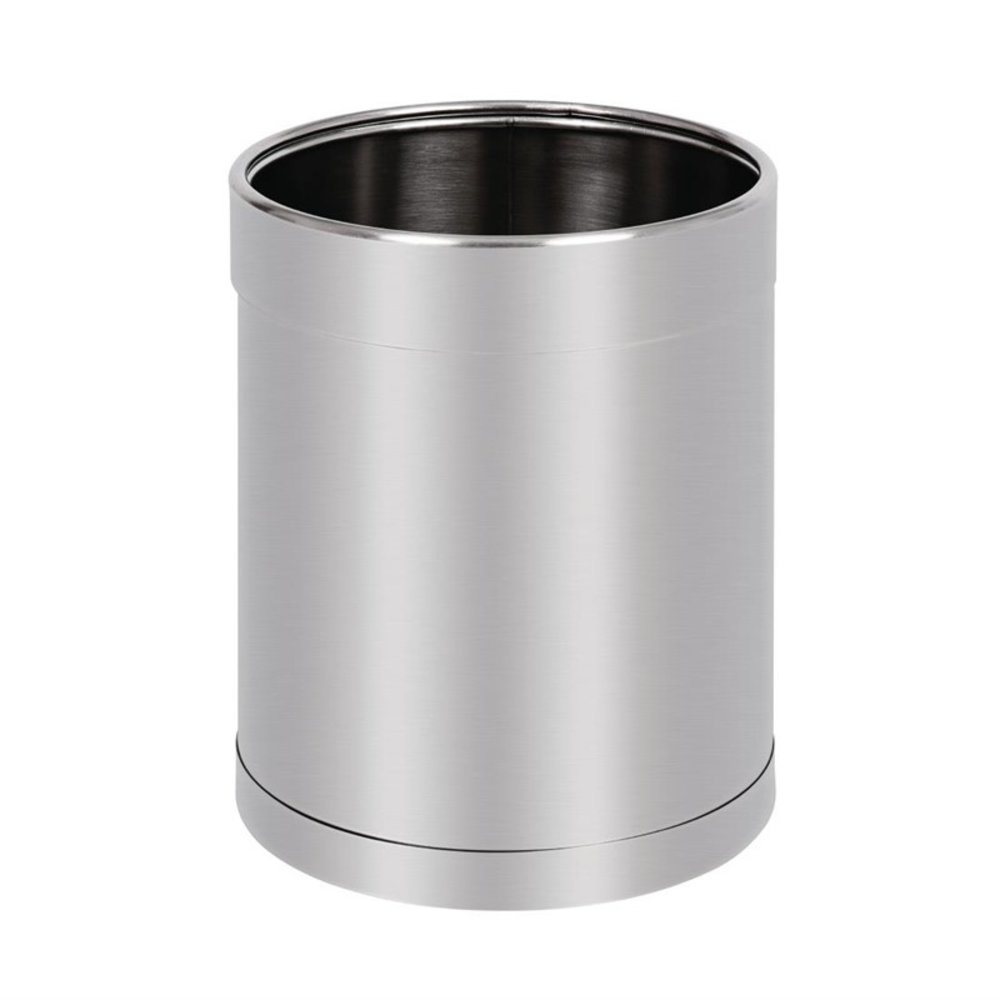 Bolero Afvalbak | Rvs (geborsteld) | 10.2l | Open | ø224x280(h)mm