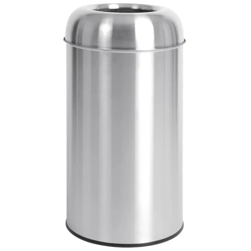 Bolero Afvalbak | Rvs (geborsteld) | 40l | Open | ø360x640(h)mm