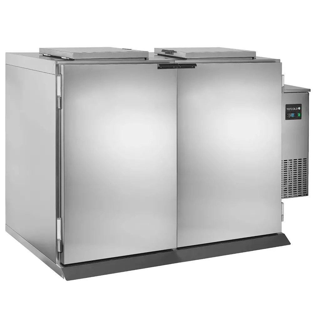 Tefcold Afvalbakkoeler | Wbc | Dubbel (2x 240l-container) | Incl. Koelunit | -2°c/+8°c | 1.4kw (230v) | 1740x985x1280(h)mm