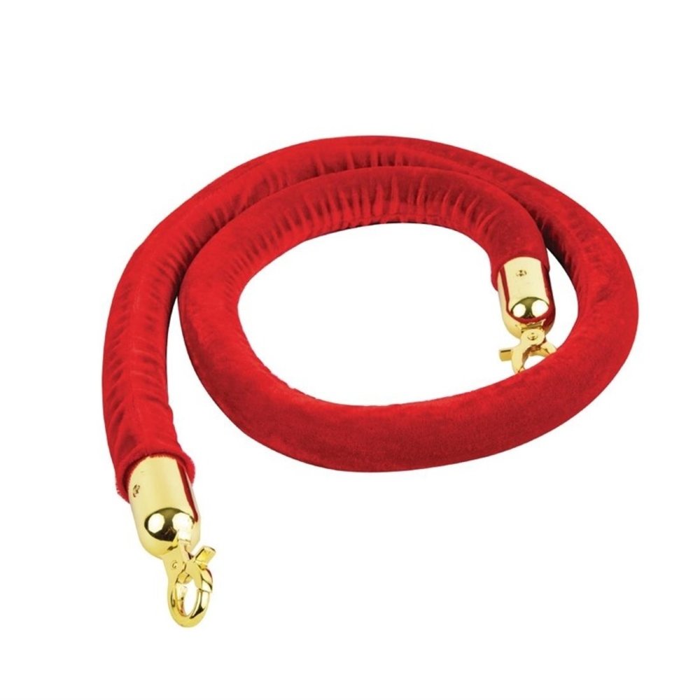 Bolero Afzetkoord | Messing Uiteinden | 150(l) x 3,2(ø)cm
