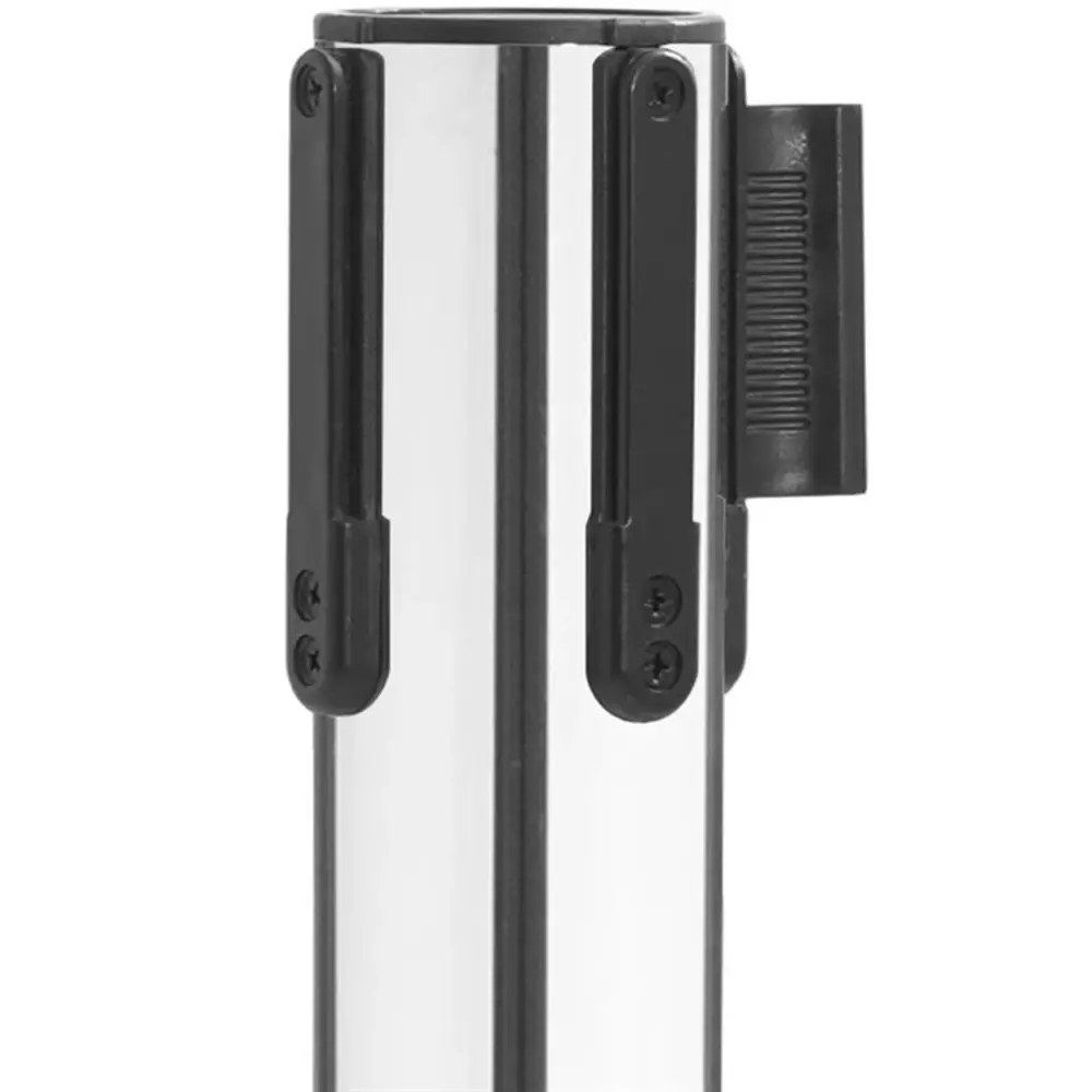 Bolero Afzetpalen | Rvs | Incl. Afzetlint (zwart) | Lintlengte 300cm | 2 Stuks | 965(h)mm