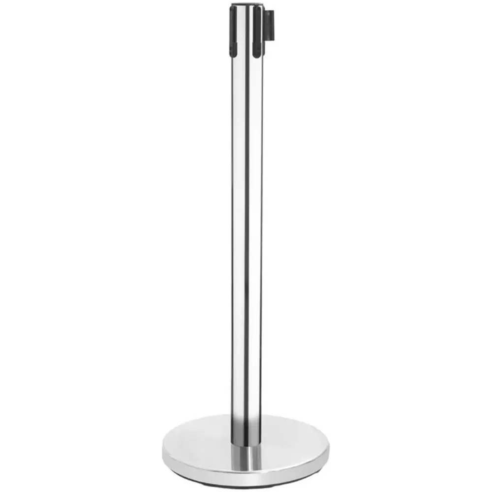 Bolero Afzetpalen | Rvs | Incl. Afzetlint (zwart) | Lintlengte 300cm | 2 Stuks | 965(h)mm