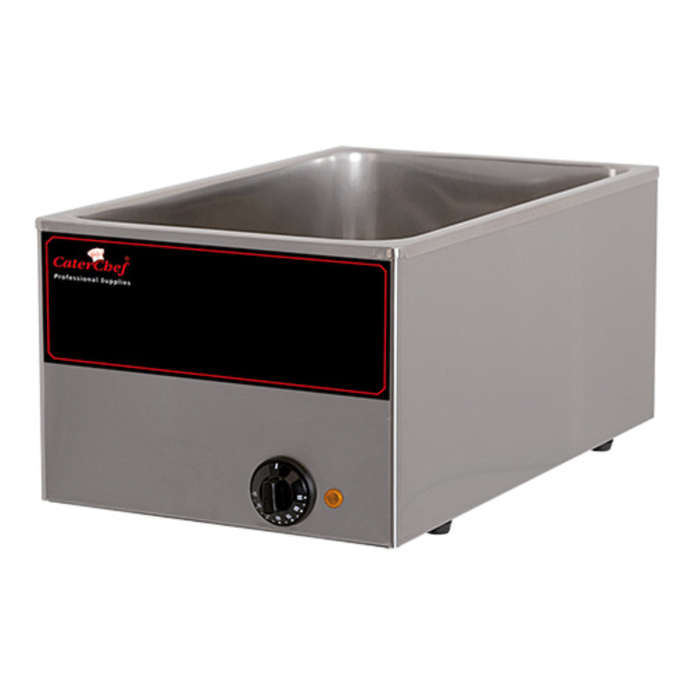 Caterchef Bain Marie Gn1/1x1-150mm | 1kw | Met Regelbare Thermostaat | 340x540x230(h)mm