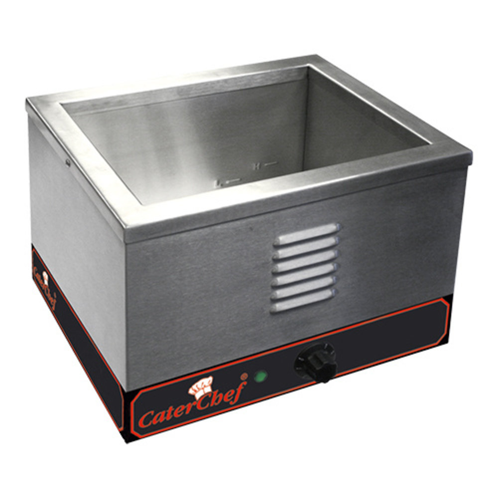 Caterchef Bain Marie Gn1/2x1-150mm | 2kw | Met Thermostaat | 370x310x270(h)mm