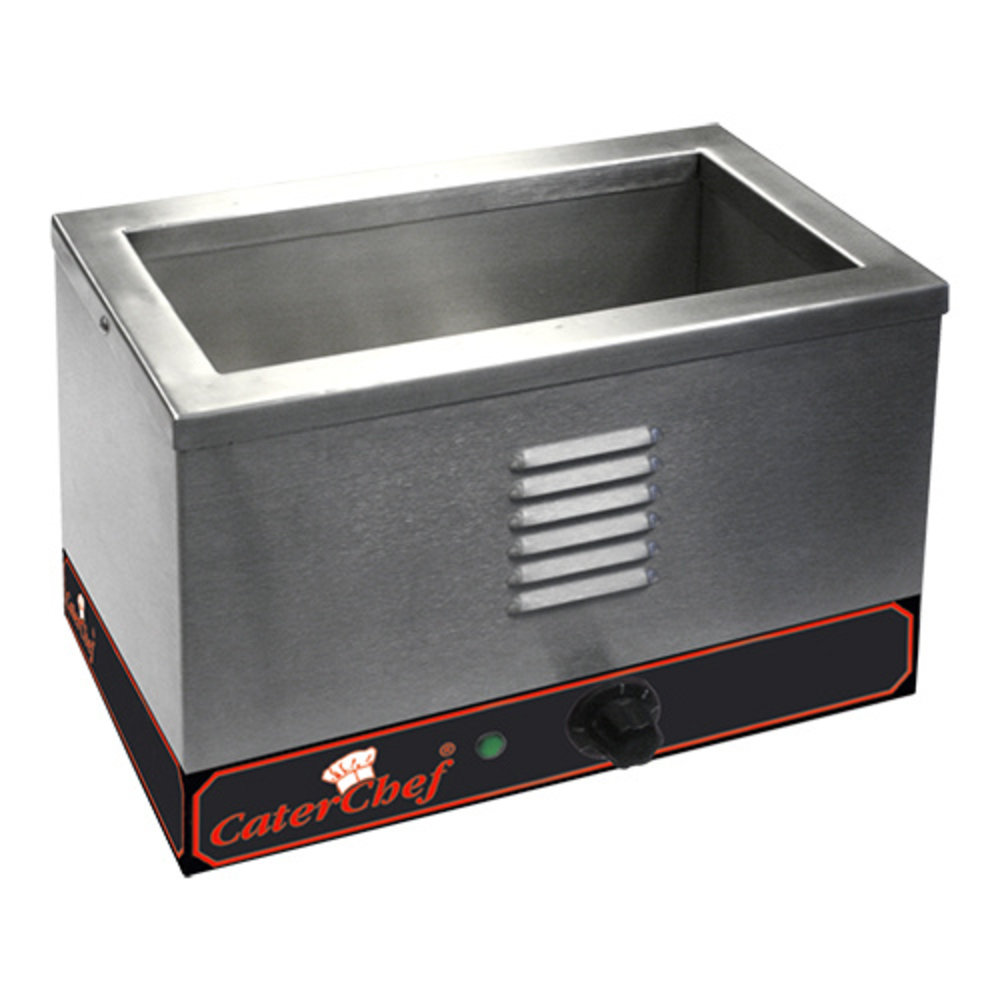 Caterchef Bain Marie Gn1/3x1-150mm | 1kw | Met Thermostaat en Controlelampje | 370x220x270(h)mm