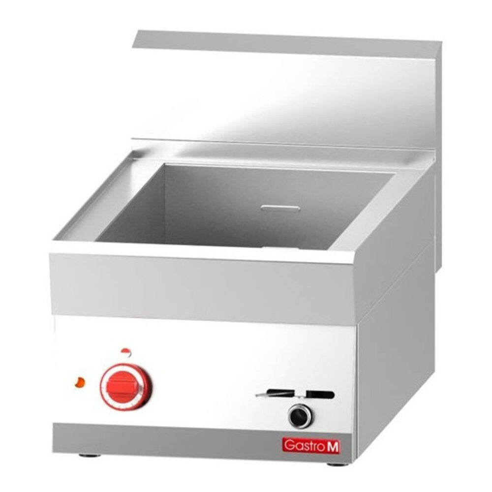 Gastro M Bain Marie Rvs 60/30 Bme | 1x 1/2 + 1x 1/4 GN 150mm Diep | Met Aftapkraan | 1,5kw/h | 300x600x280(h)mm