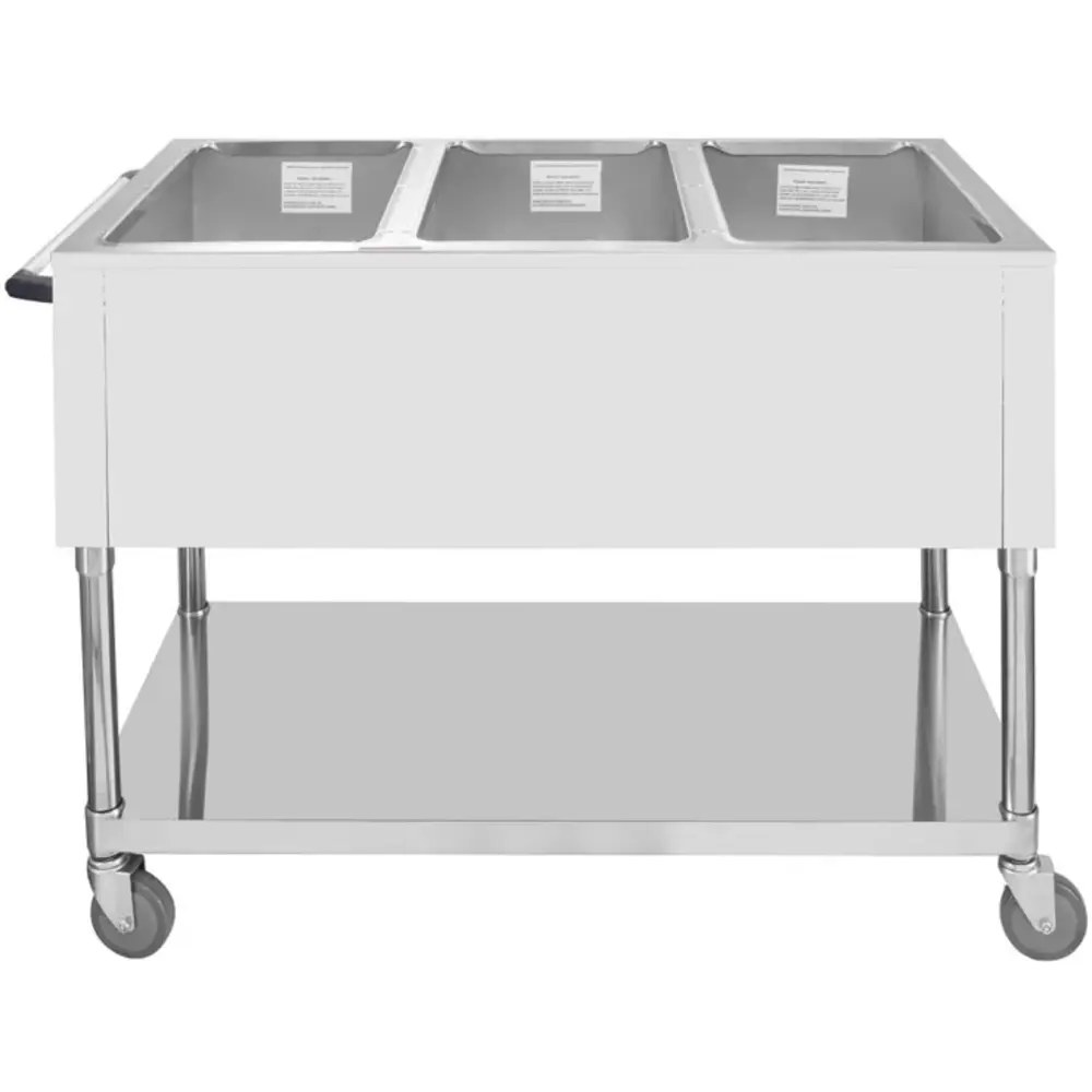 Buffalo Bain-marie Wagen | Elektrisch | 3x 1/1 GN | 0.75kw (230v) | 1190x750x855(h)mm