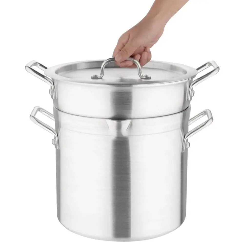 Vogue Bain-mariepan | Aluminium | 10l | Div. Warmtebronnen | Incl. Deksel | ø275mm