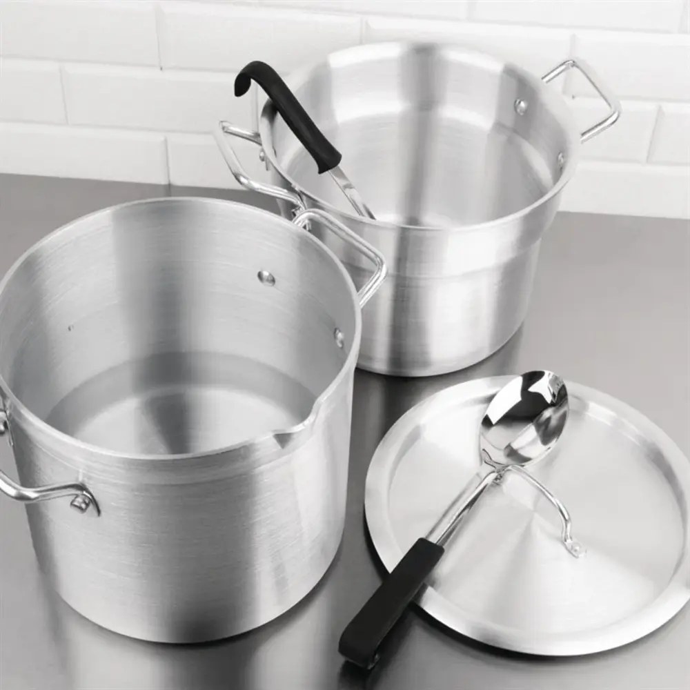 Vogue Bain-mariepan | Aluminium | 10l | Div. Warmtebronnen | Incl. Deksel | ø275mm