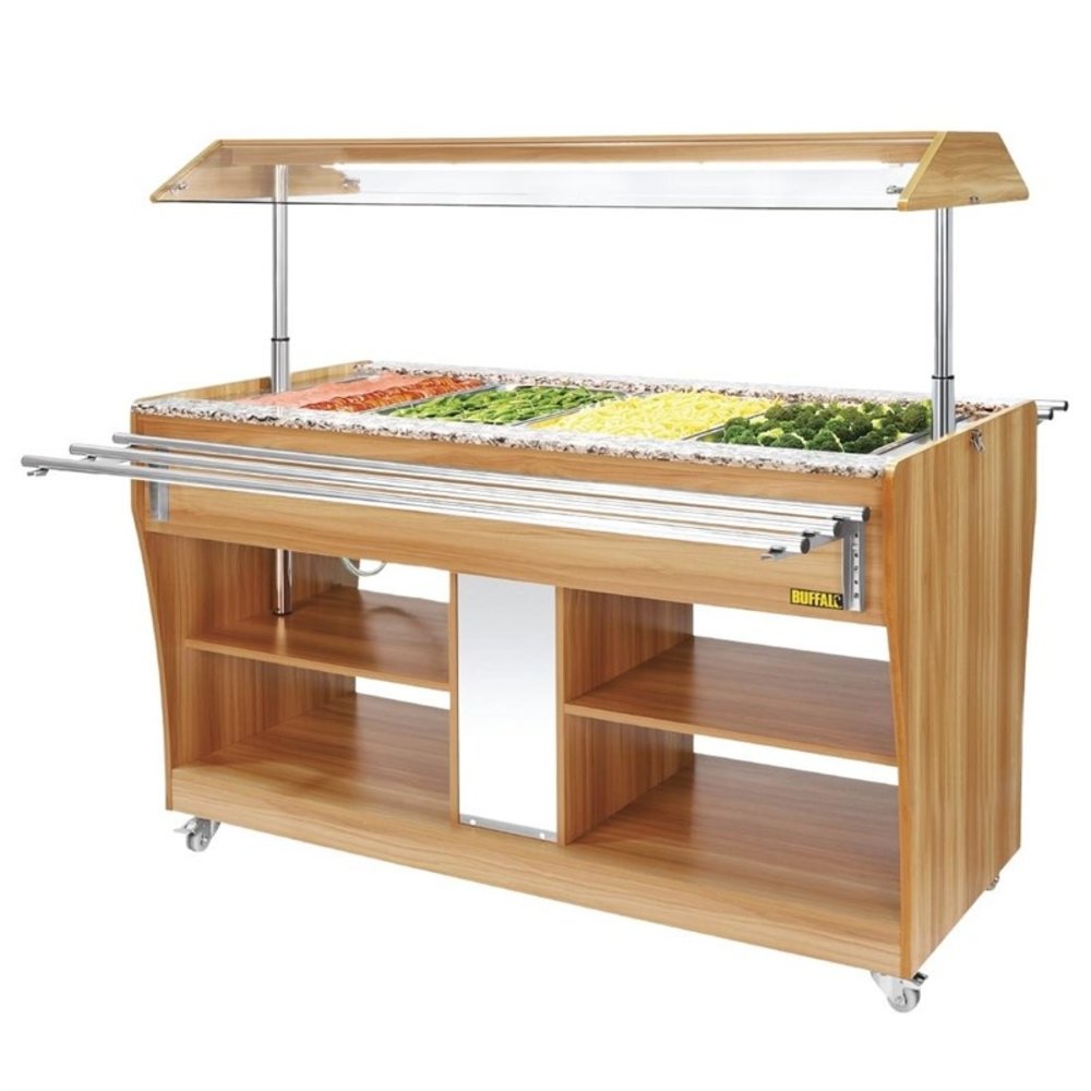 Buffalo Bainmarie Buffet | 4x 1/1 GN | 230v | 1490x766x1338(h)mm