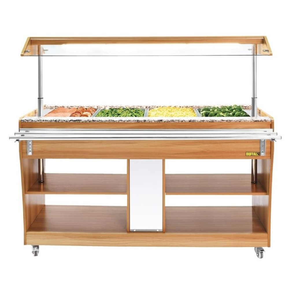 Buffalo Bainmarie Buffet | 4x 1/1 GN | 230v | 1490x766x1338(h)mm