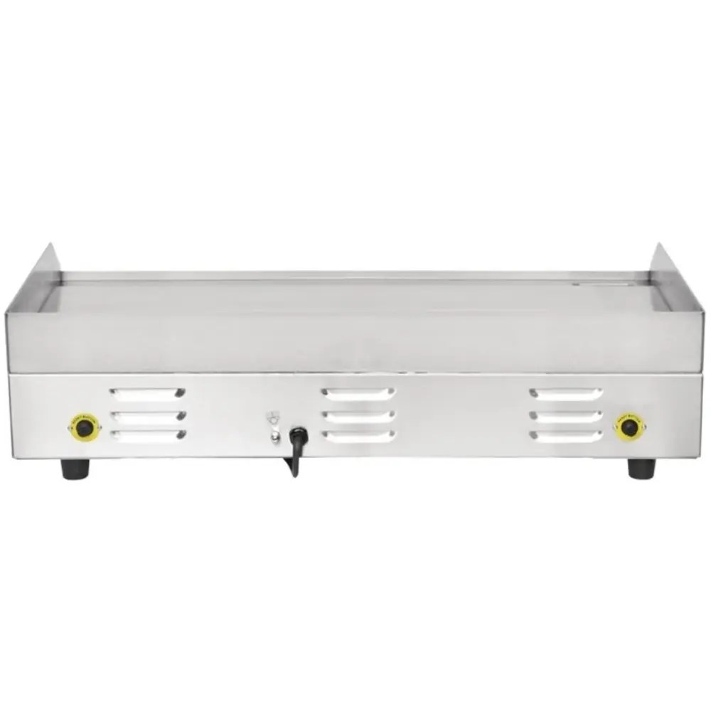 Buffalo Bak-/grillplaat | Elektrisch | Glad Oppervlak 738x330 (rvs) | 50°c/300°c | 2.9kw (230v) | 743x415x200(h)mm