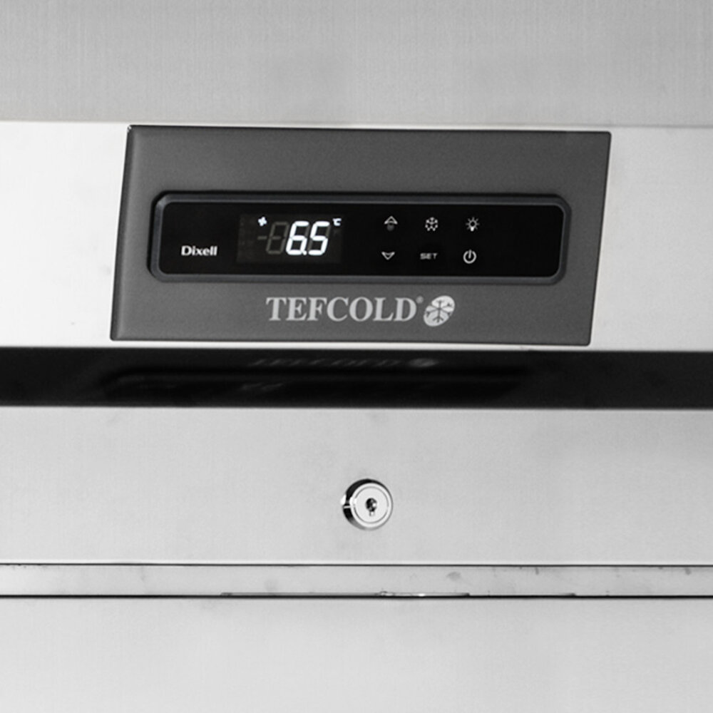 Tefcold Bakkerij Koelkast | 850l (en600x800) | Rvs | -2°c/+10°c | Geforceerd | 0.33kw | Wielen (geremd) | 740x990x2010(h)mm