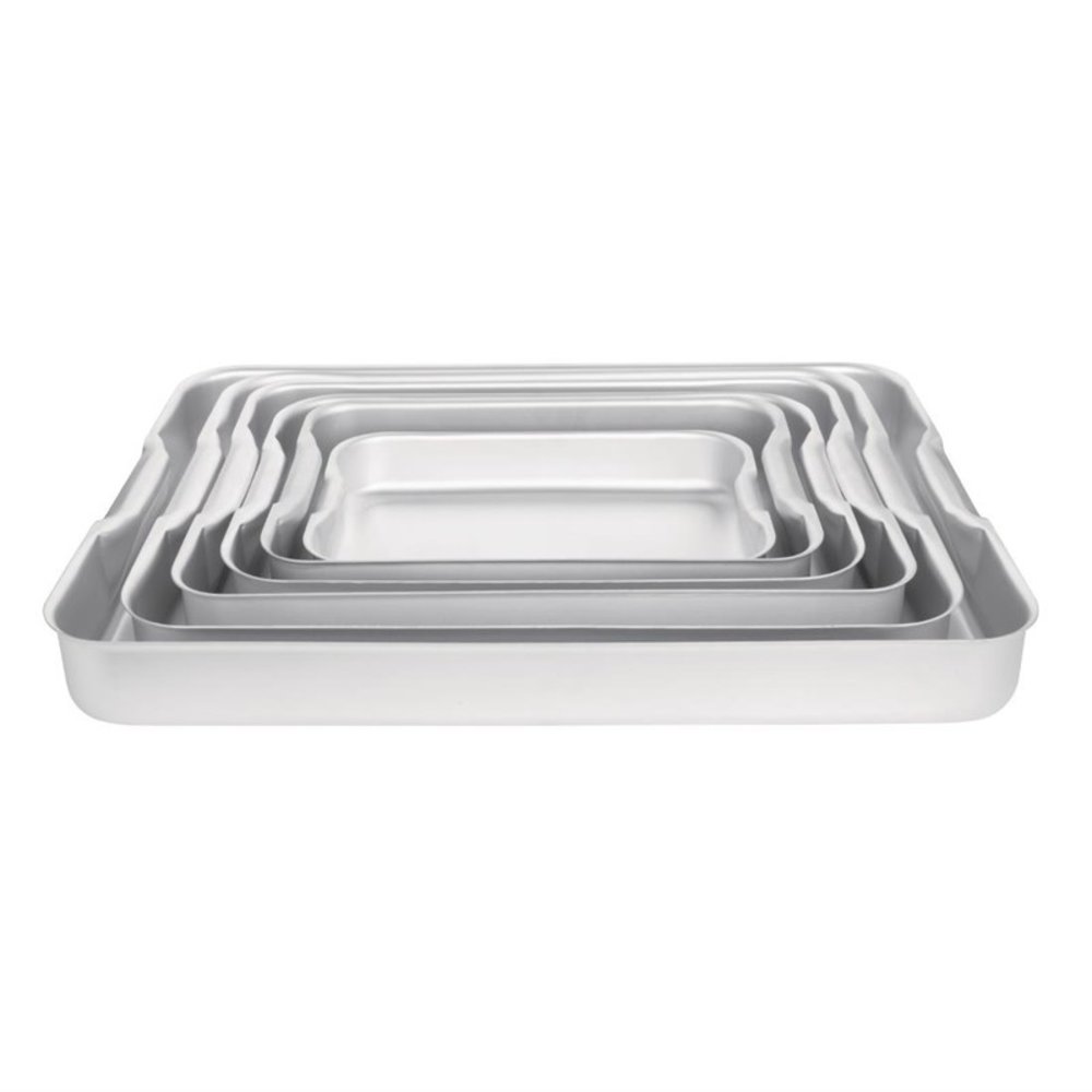 Vogue Bakplaat Aluminium 6,31l | 370x260x70(h)mm