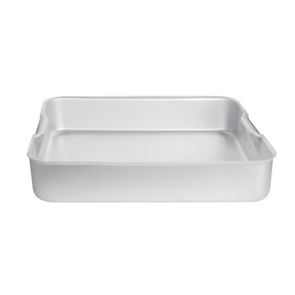 Vogue Bakplaat Extra Diep Aluminium 21,04l | 520x420x100(h)mm