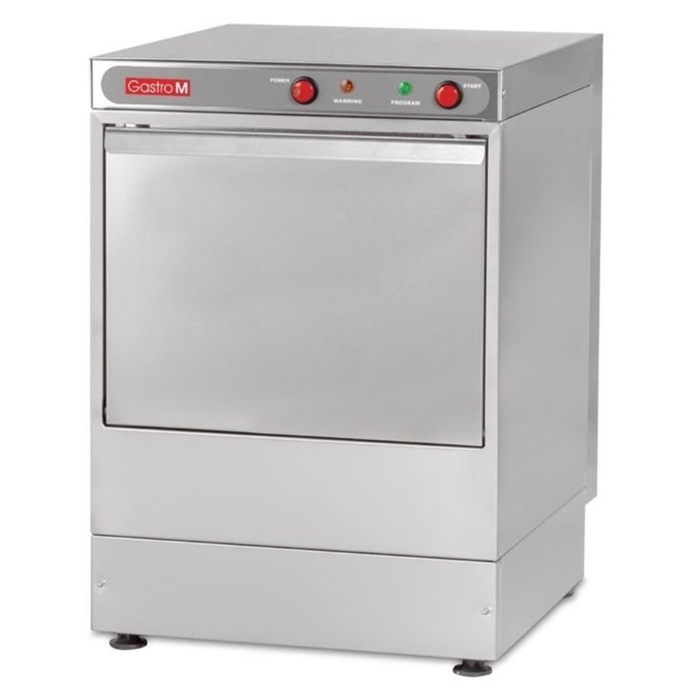 Gastro M Glazenwasser | Mand 350x350mm | 230v | Naglanspomp | 420x460x600(h)mm
