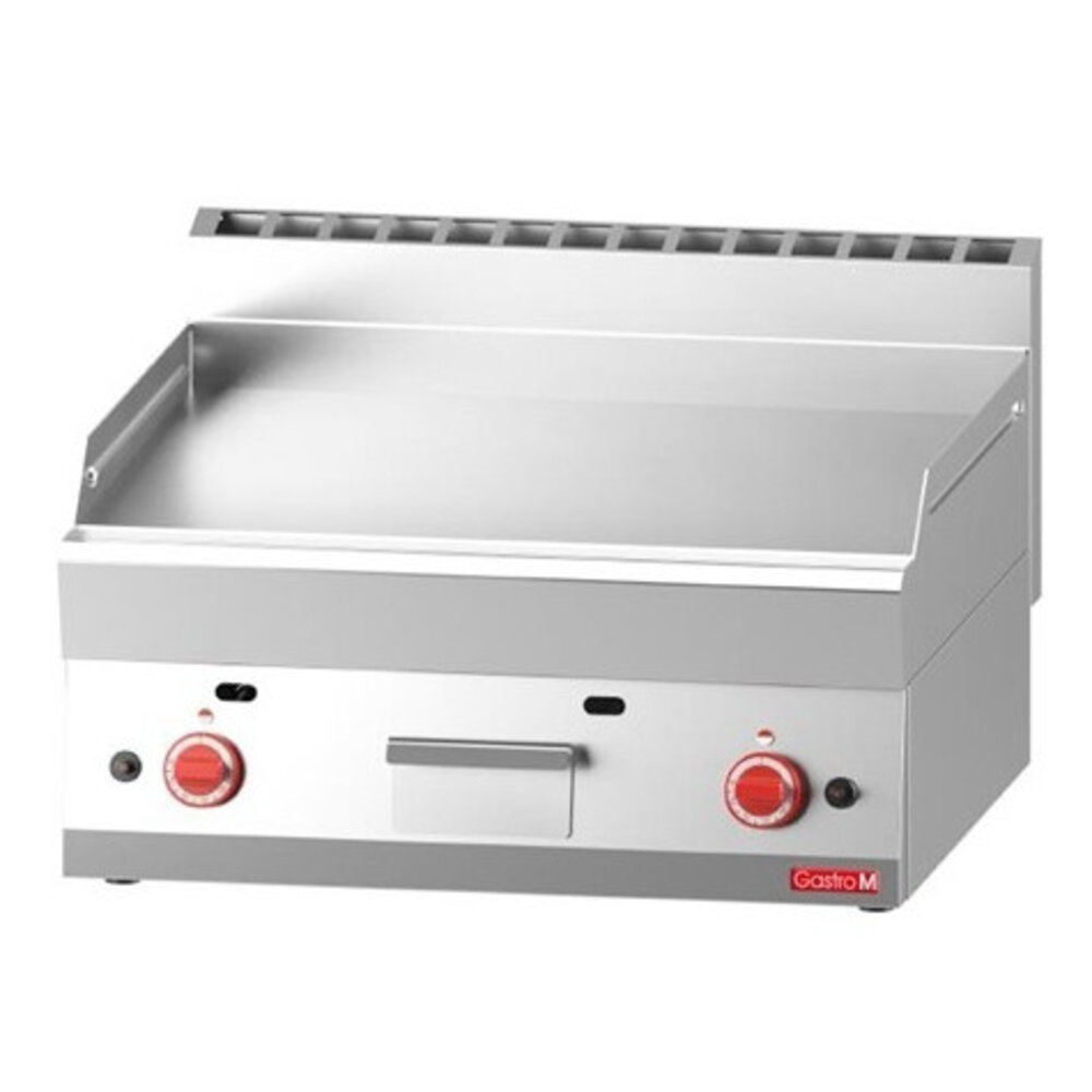 Gastro M Bakplaat/grillplaat | Gas | 65/70 Ftg-cr | Chroom | 11.4kw | 700x650x280(h)mm