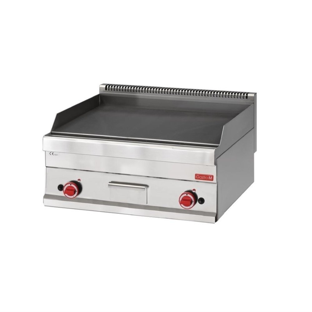 Gastro M Bakplaat/grillplaat | Gas | 65/70 Ftg | Rvs | 11.4kw | 700x650x280(h)mm