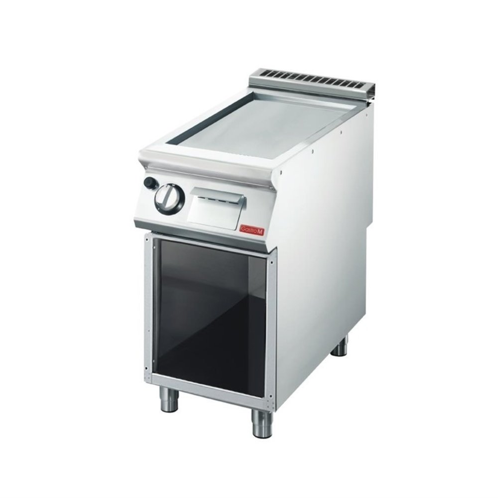 Gastro M Bakplaat/grillplaat | Gas | 70/40 Ftgs | Rvs | 12kw | 400x700x850(h)mm