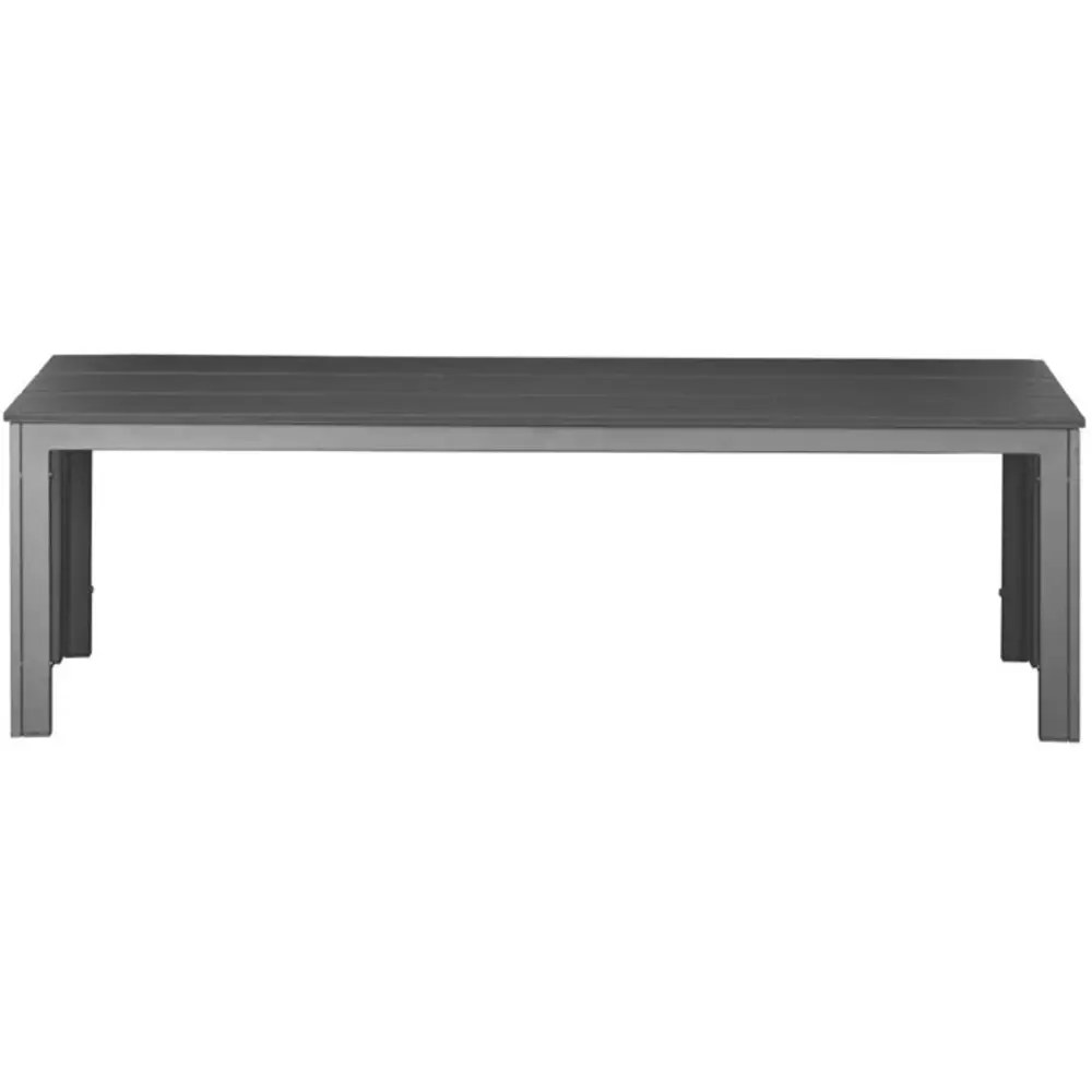 Bolero Banken | Valletta | Kunststof | Grijs | In-/outdoor | 2 Stuks | 1400x285x430(h)mm
