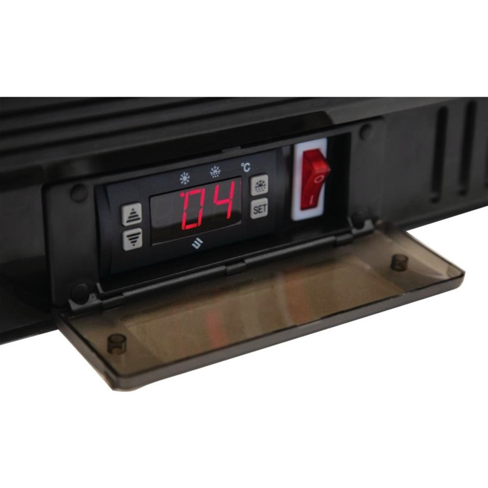 Polar Blastchiller | 5 Niveaus (1/1 Gn) | Max. 18kg (koelen) / 14kg (vriezen) | 0.7kw (230v) | Touchscreen | Wielen (geremd) | 804x826x1035(h)mm