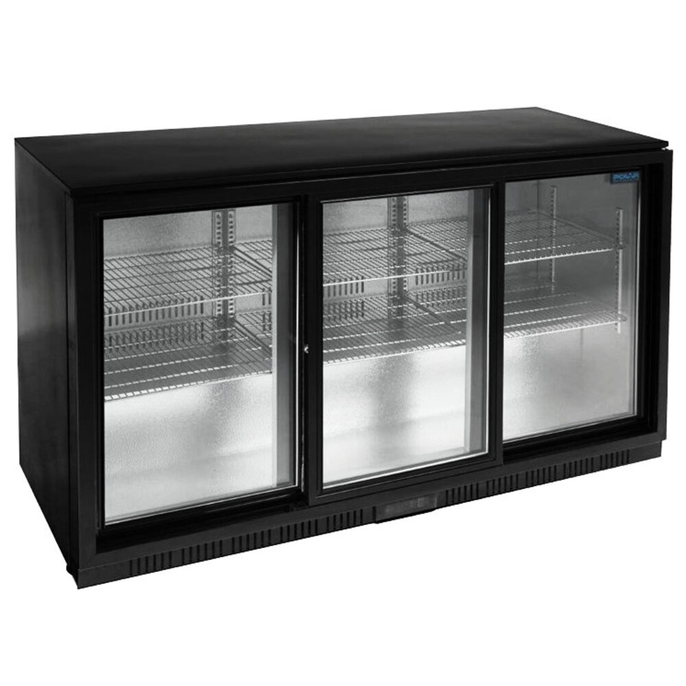 Polar Viskoelkast | U-serie | 140l | Rvs | -4°c/+4°c | Geforceerd | Incl. 3 Visbakken | 680x700x850(h)mm