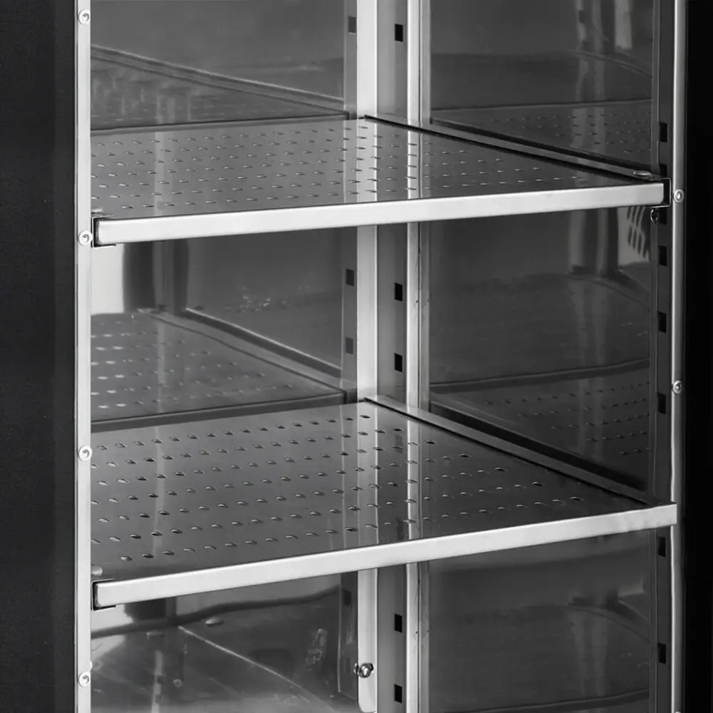 Tefcold Barkoelkast | Cbc | 460l | Zwart | +2°c/+10°c | Geforceerd | Draaideuren | 2002x513x860(h)mm