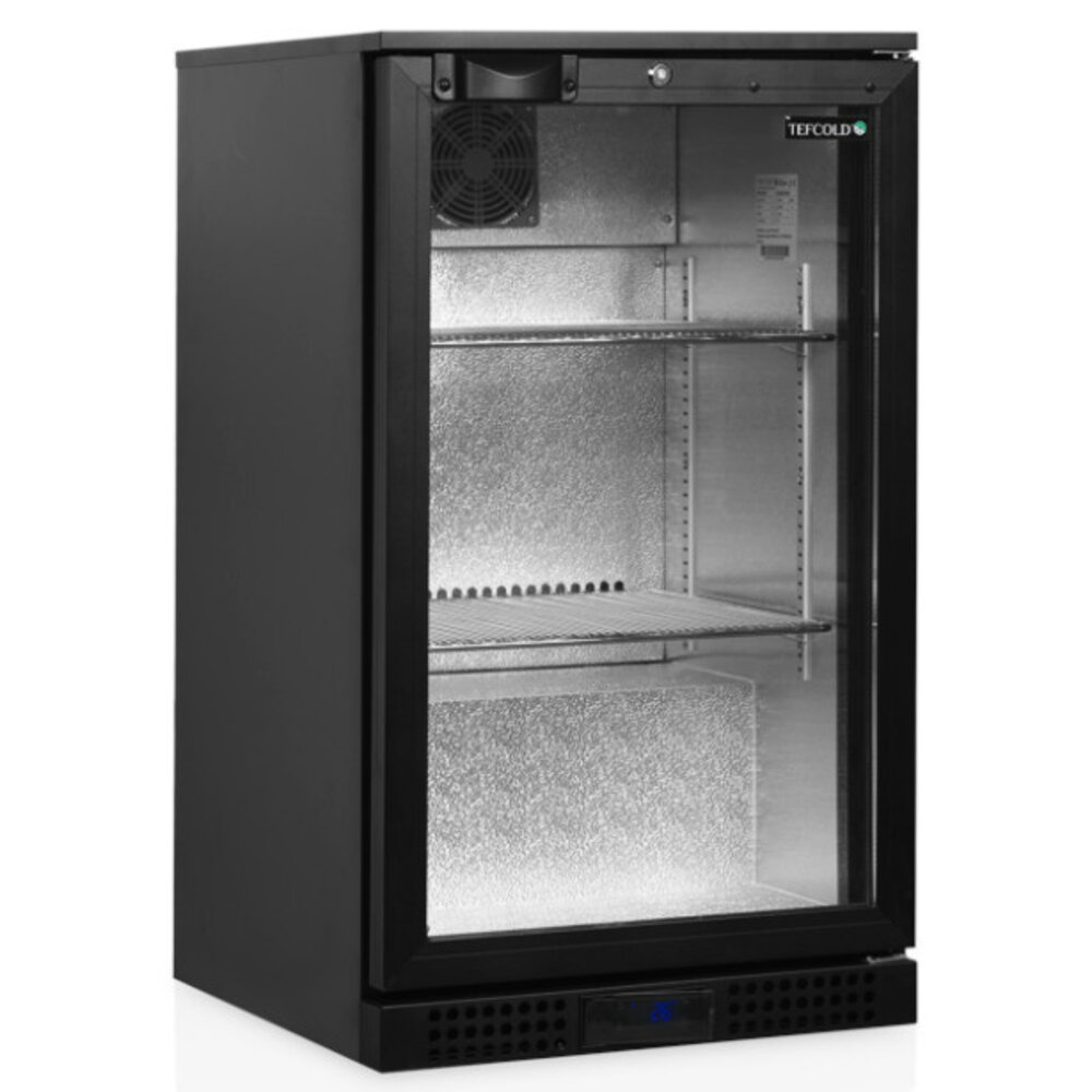 Tefcold Barkoelkast | Serie BA | Energiezuinig | 105l | Zwart | +2°c/+10°c | Geforceerd | 500x520x870(h)mm