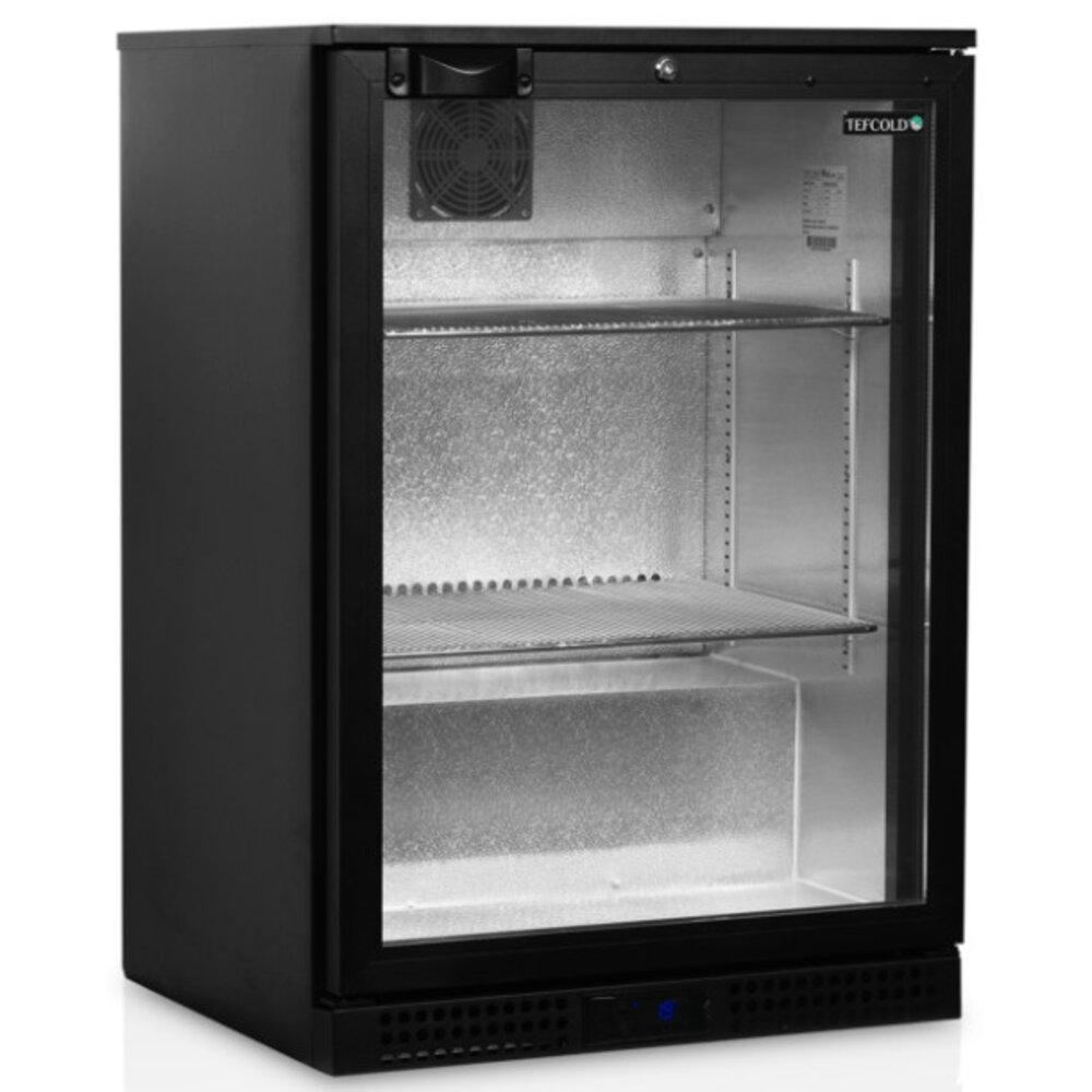 Tefcold Barkoelkast | Serie BA | Energiezuinig | 125l | Zwart | +2°c/+10°c | Geforceerd | 600x520x870(h)mm