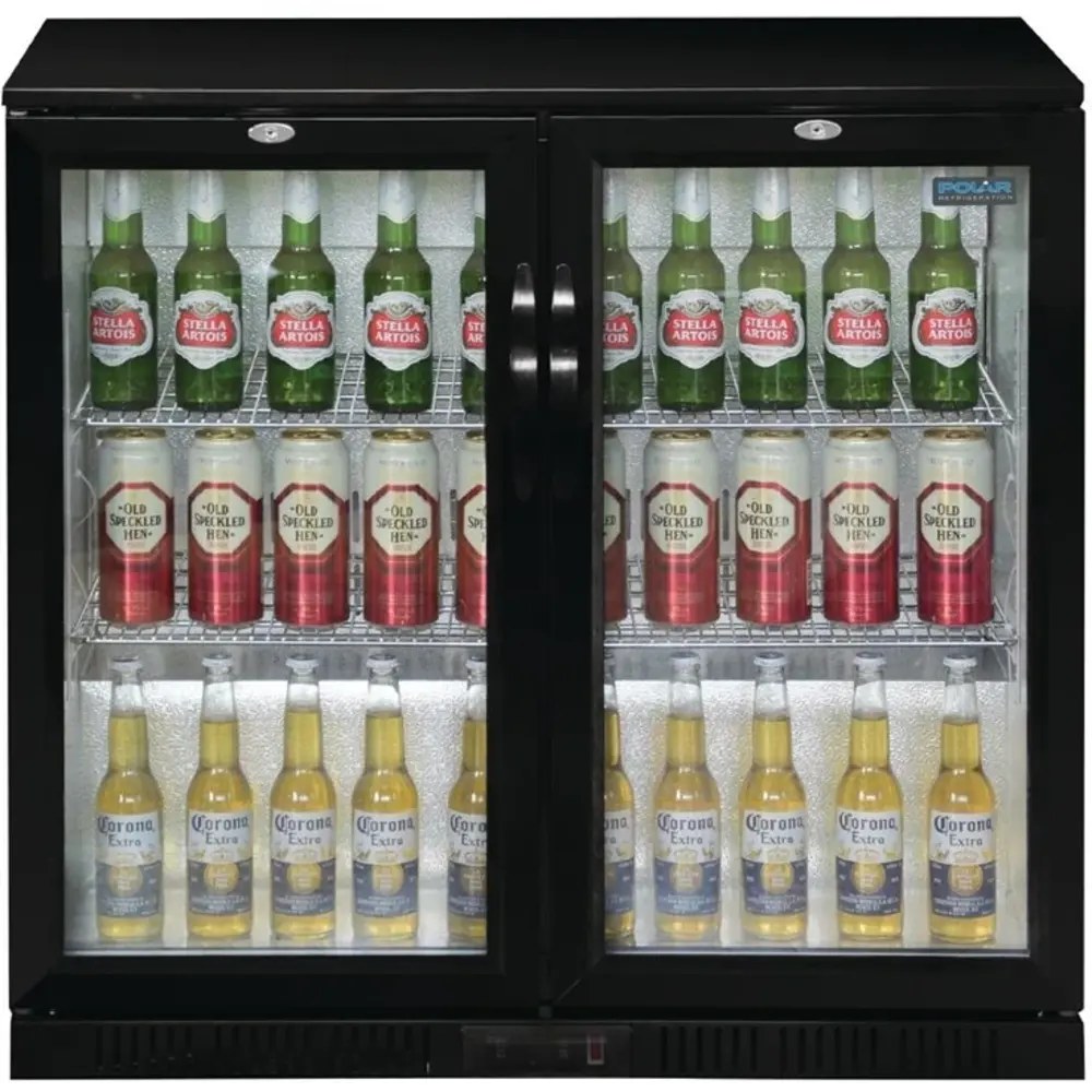 Polar Supermarkt Vrieskist | G-serie | 700l | Wit | -18°c/-22°c | Statisch | Schuifdeksels | Wielen | 2004x758x780(h)mm