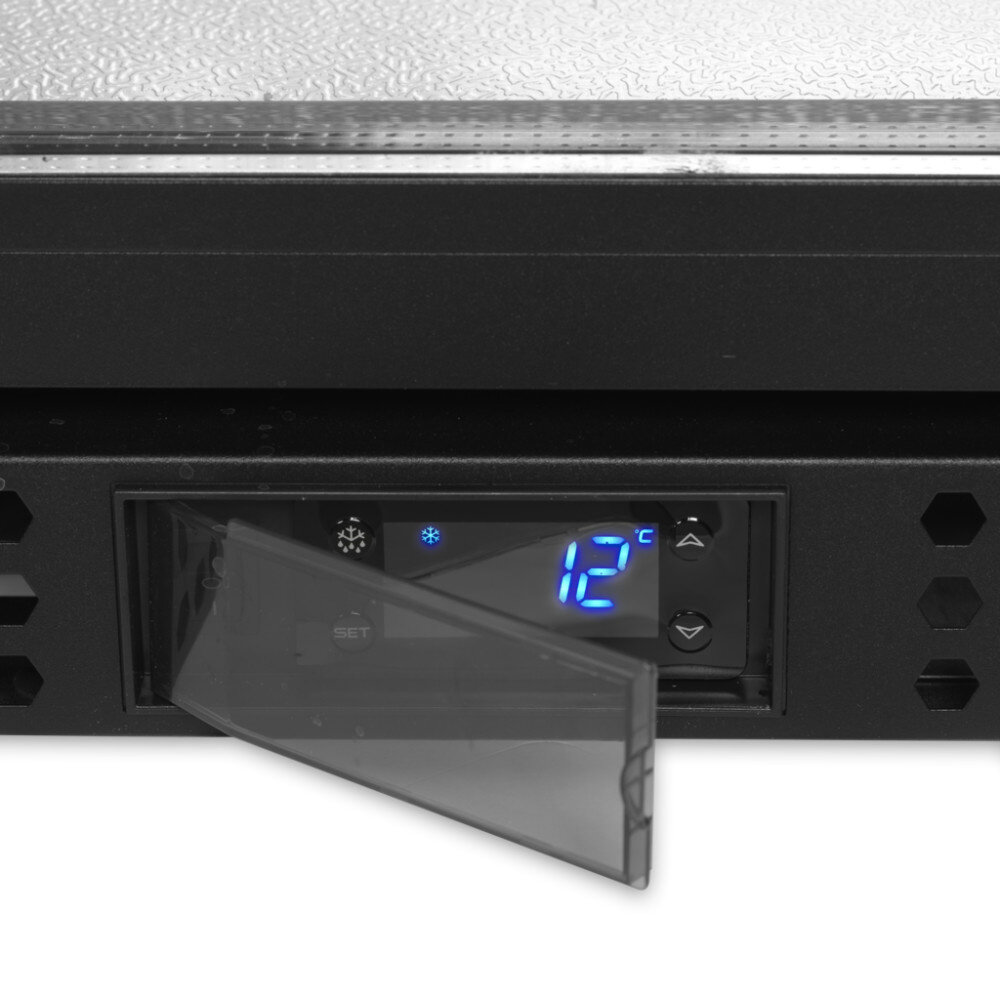 Tefcold Barkoelkast | Serie BA | Energiezuinig | 196l | Zwart | +2°c/+10°c | Geforceerd | Draaideuren | 900x520x900(h)mm