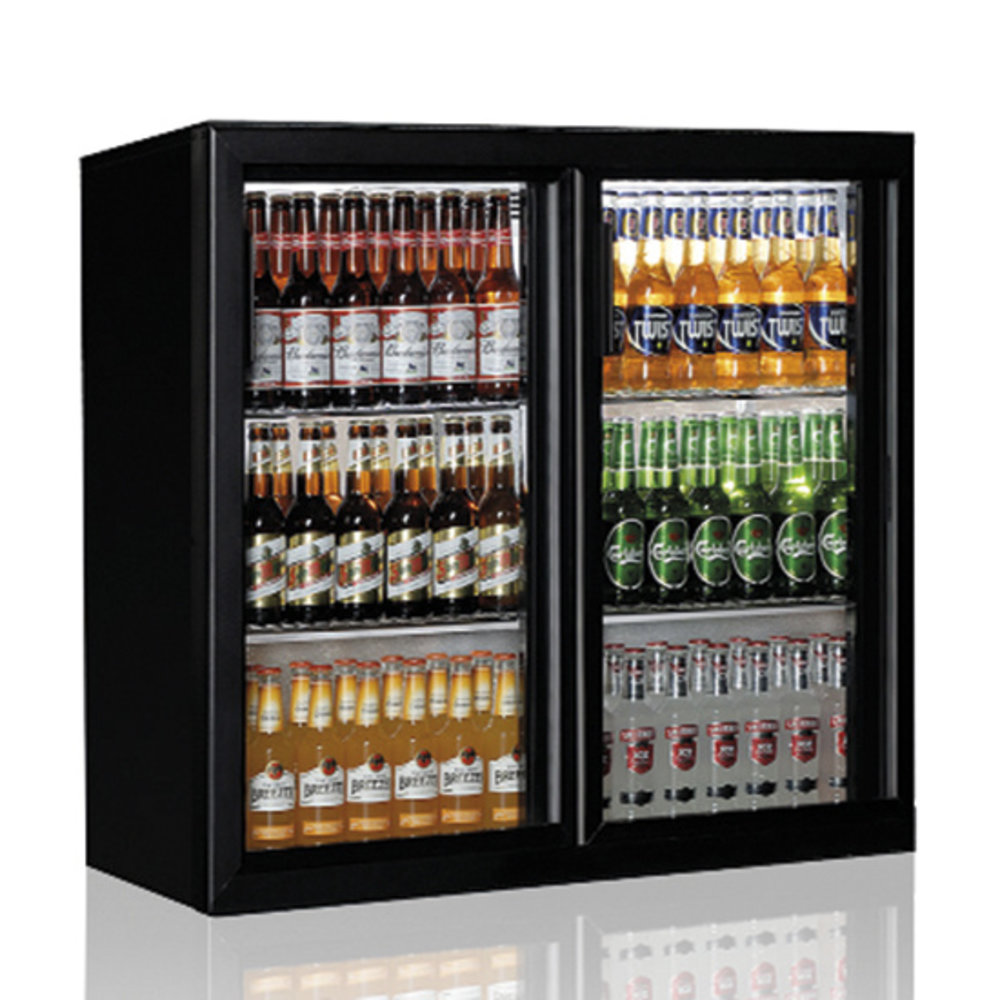 Mastro Barkoelkast | Zwart | 200l | +1°c/+10°c | Geventileerd | Klapdeuren | 900x520x900(h)mm