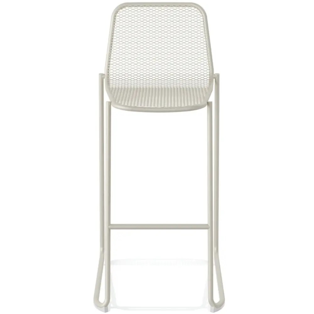 Veba Barkruk | Mase | Staal | Beige | In-/outdoor | Stapelbaar | 520x520x1050(h)mm