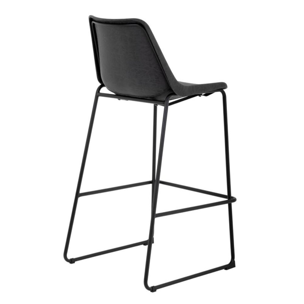 Bolero Barkruk | Rodeo | Kunstleer/staal | Black | Indoor | 565x530x1060(h)mm