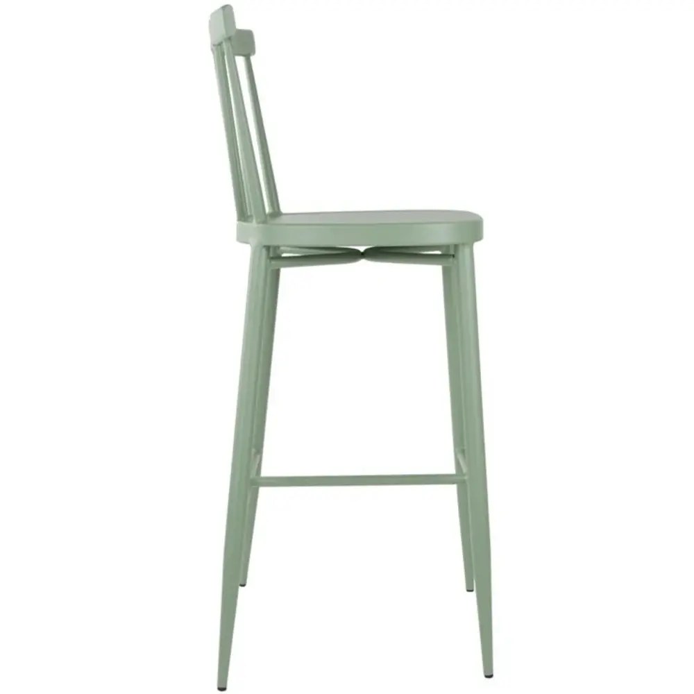 Bolero Barkrukken | Windsor | Aluminium | Groen | In-/outdoor | 2 Stuks | 470x520x1080(h)mm